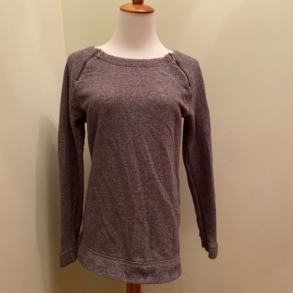 LOFT grey long sleeve top - Picture 1 of 6